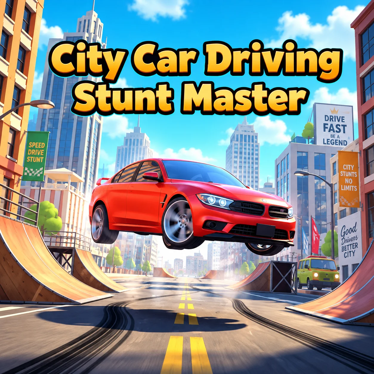 Play City Car Driving Stunt Master free online