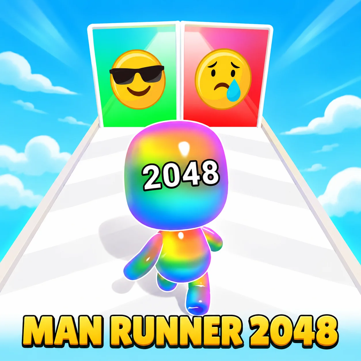 Play Man Runner 2048 free online