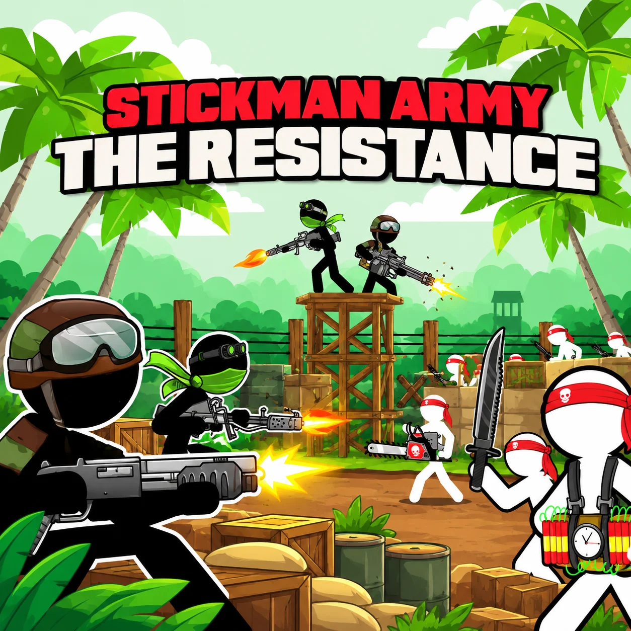 Play Stickman Army The Resistance free online