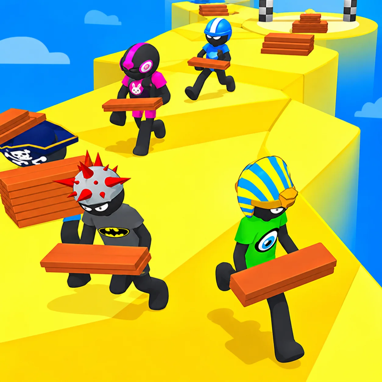Play Stickman Planks Fall free online